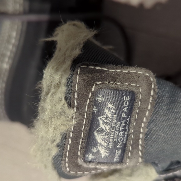 North face kid boots winter size 2 grey - Picture 3 of 6